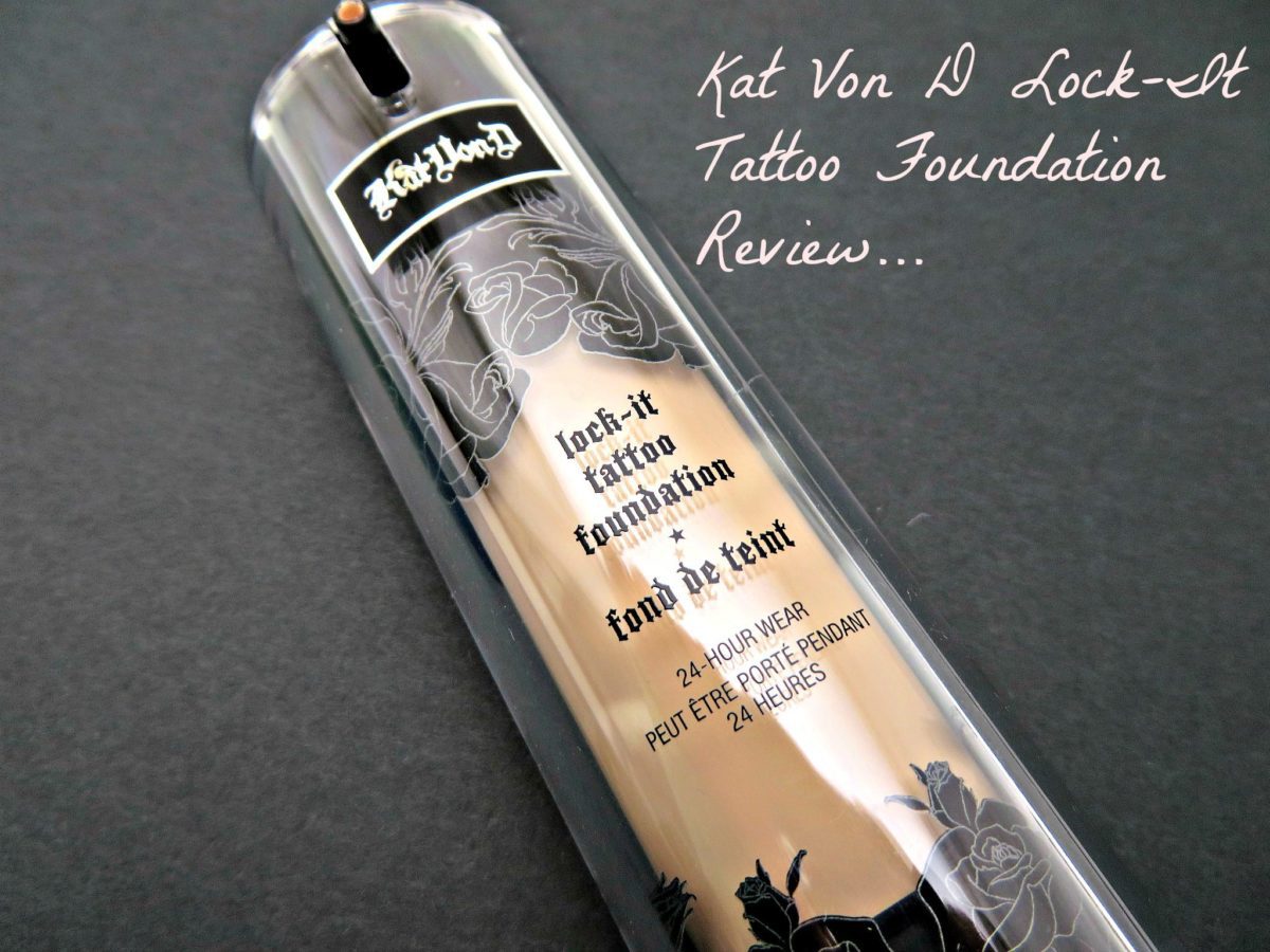 Kat Von D Lock It Tattoo Foundation