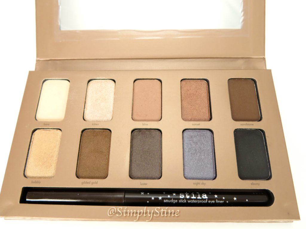 Stila In The Light Swatches
