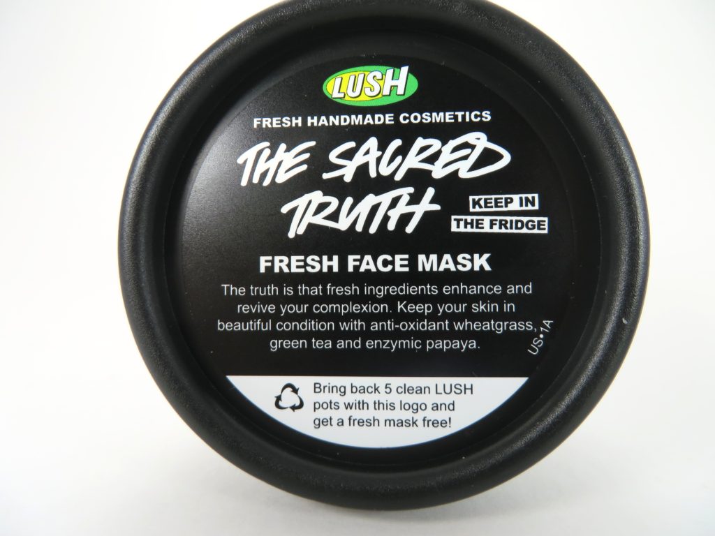 LUSH Fresh Face Mask The Sacred Truth