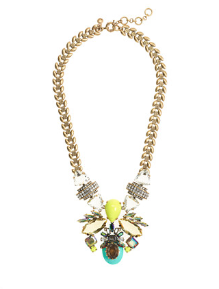 J.Crew Symmetrical Stone Statement Necklace $135