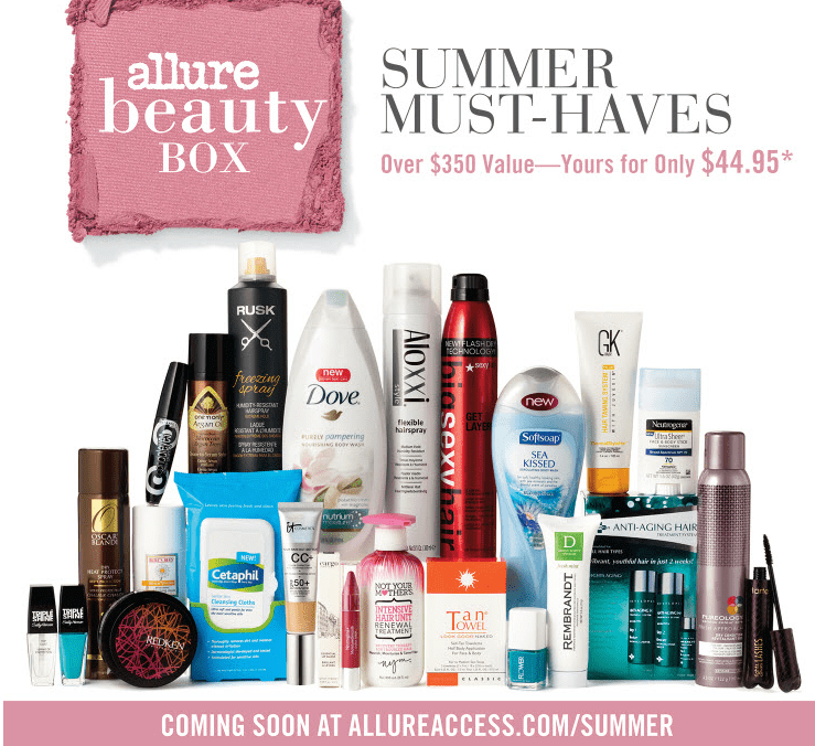 Allure Beauty Box Summer 2014