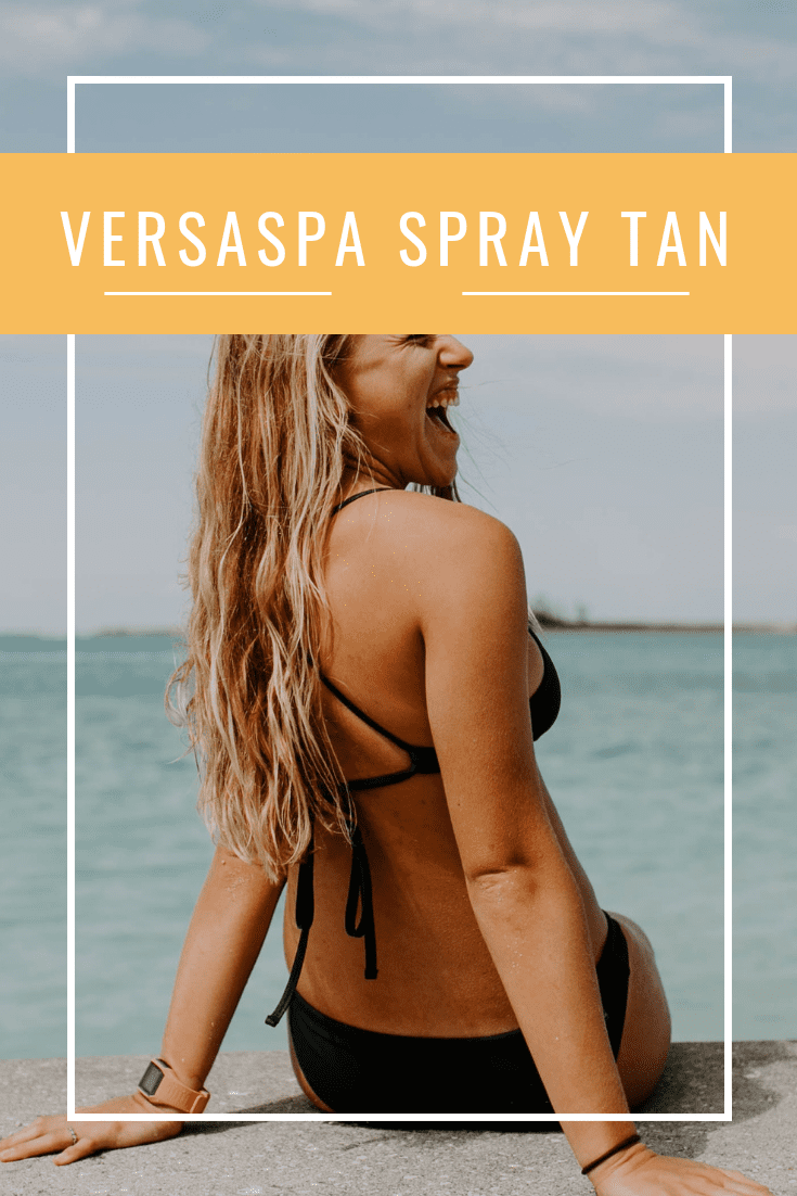 My First Ever Spray Tan Experience with VersaSpa