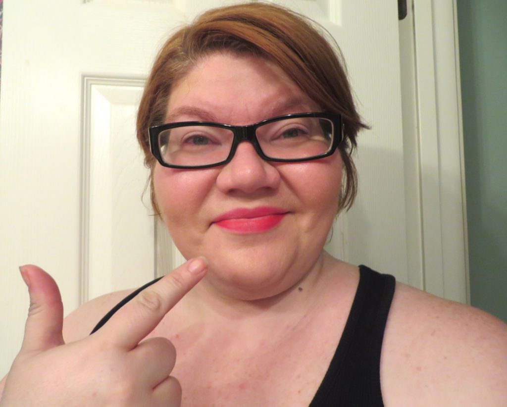 It's around 11:00 here and I STILL have seriously red lips!!