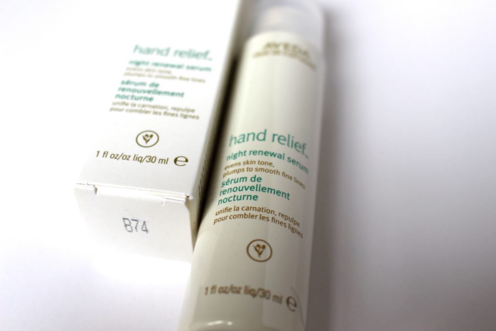 Aveda Hand Relief Night  Renewal Serum