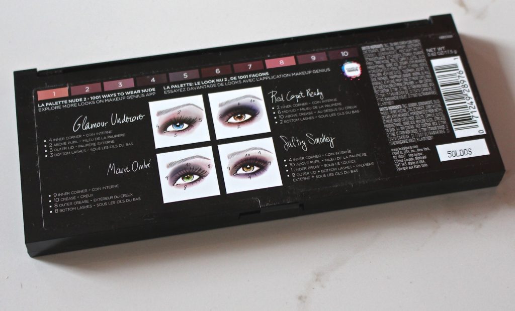 L'Oreal LA Palette Nude 1 and Nude 2 Review #DrugstoreBeauty #Makeup #Beauty #BeautyBlogger