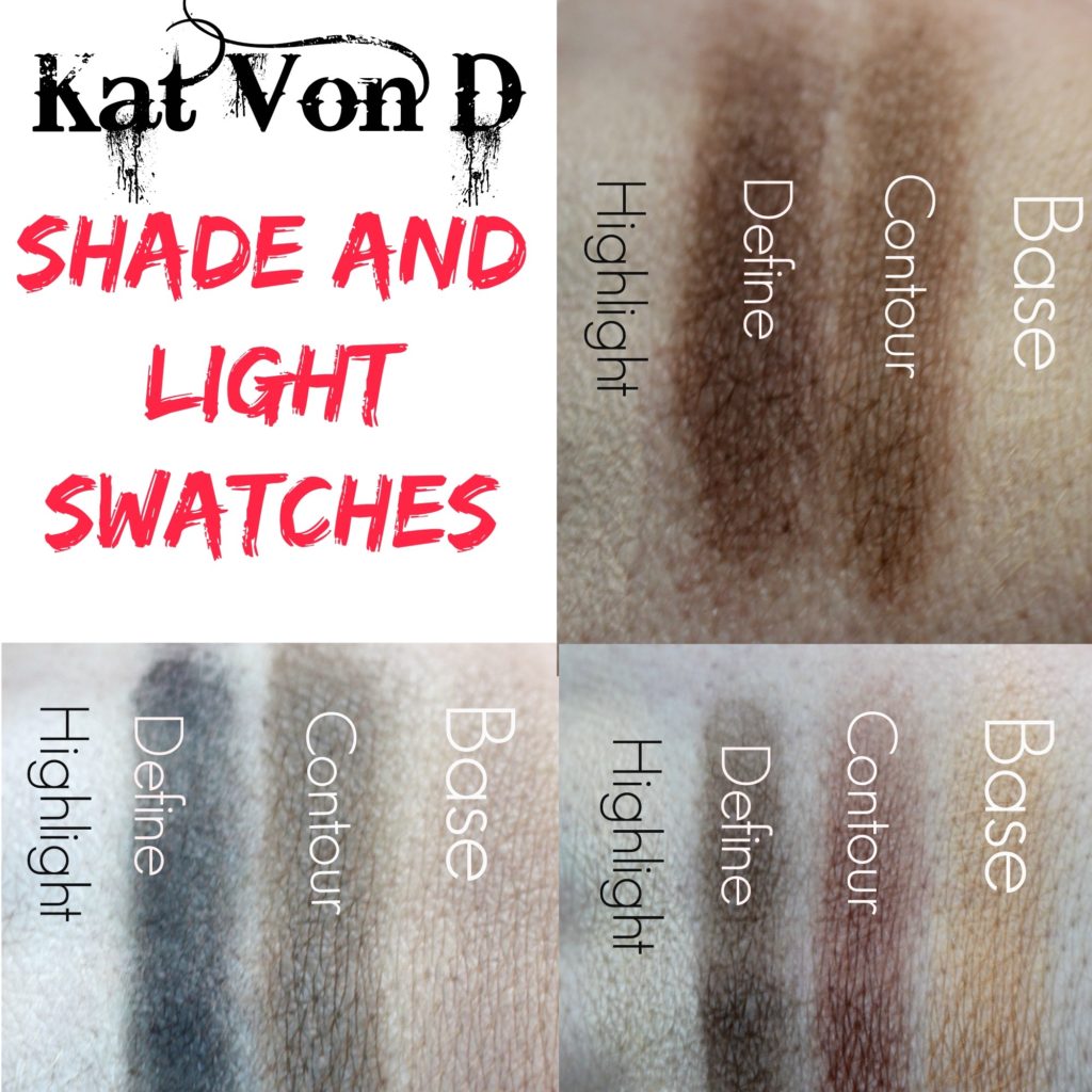 KAT VON D SWATCHES