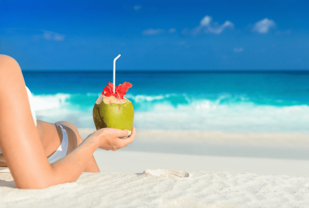 Woman on the beach