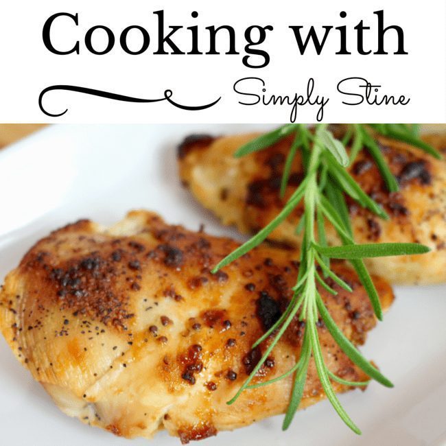 Cooking with Simply Stine: Maple Dijon Chicken
