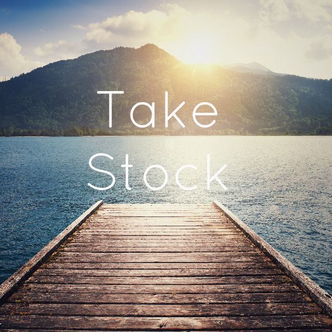 take stock