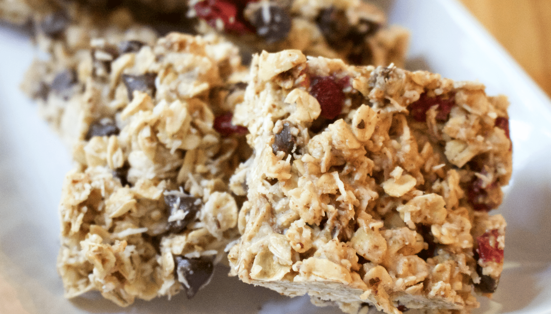 No-Bake Almond Butter & Chocolate Oatmeal Bars