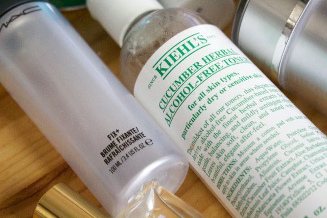 MAC Fix+ and Kiehl's Cucumber Herbal Alcohol-Free Toner