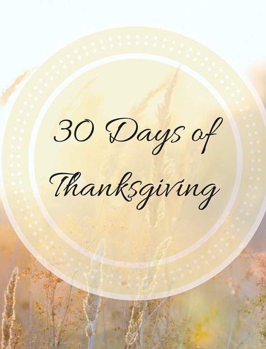 30 Days of Thanksgiving
