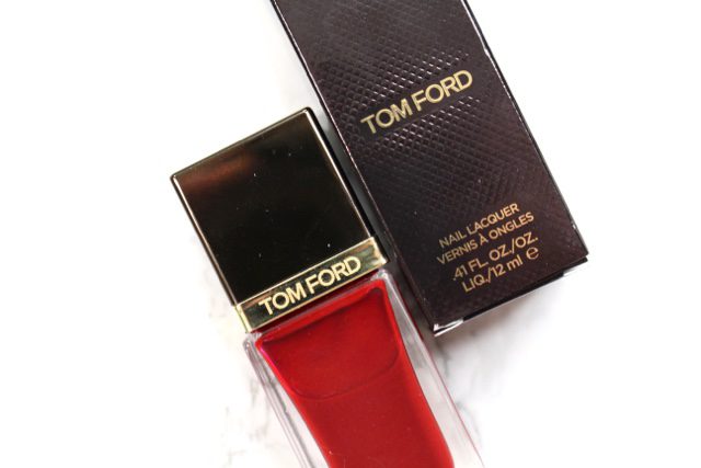 Tom Ford Smoke Red Nail Polish. Retails for $35.00