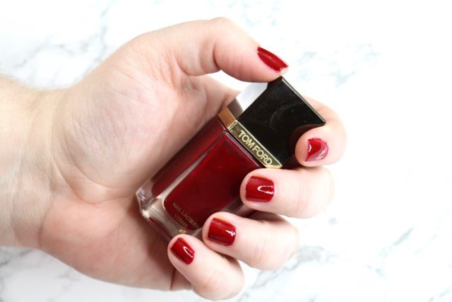 Tom Ford Smoke Red Nail Polish. Retails for $35.00