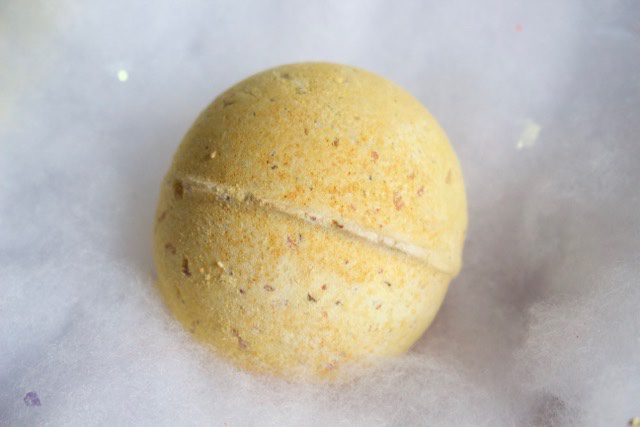 LUSH Holiday 2015 Cinders Bath Bomb