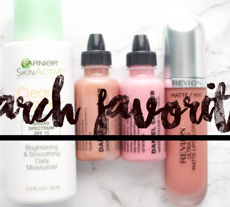 Let's chat about my March Favorites