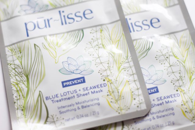Purlisse Blue Lotus + Seaweed Treatment Sheet Mask
