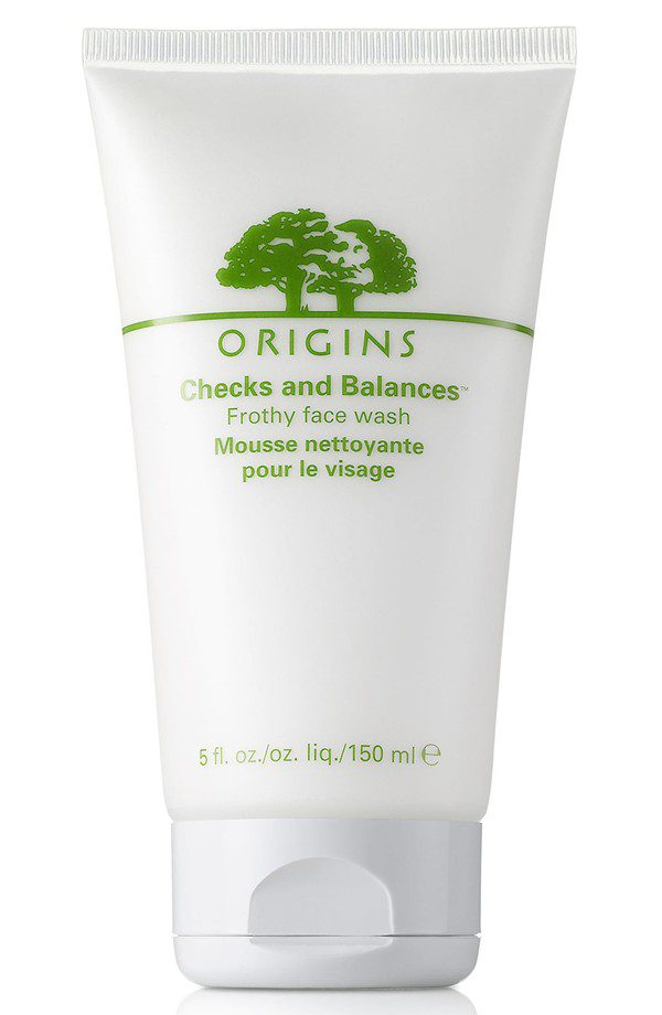 Origins Checks and Balances Frothy Face Wash, $22