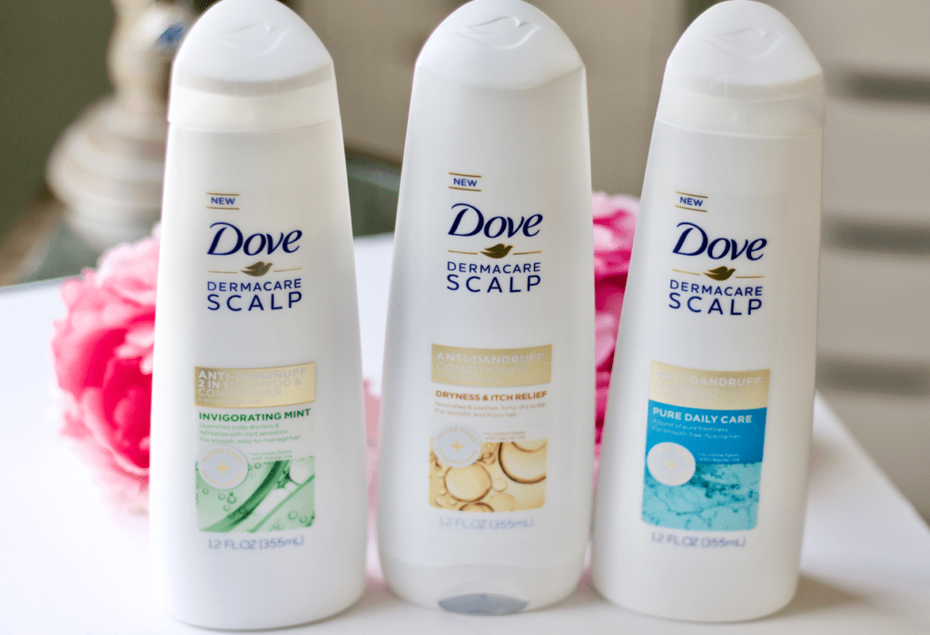 Dove DermaCare: Shampoo and Conditioner to help you have a healthy scalp