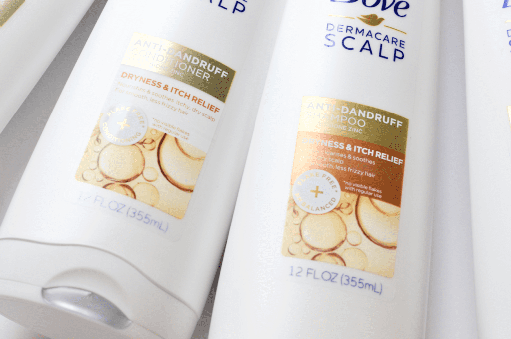 Dove DermaCare: Shampoo and Conditioner to help you have a healthy scalp