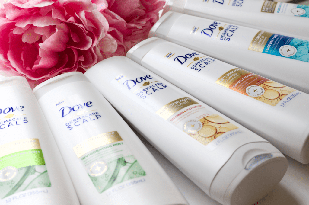 Dove DermaCare: Shampoo and Conditioner to help build a healthy scalp