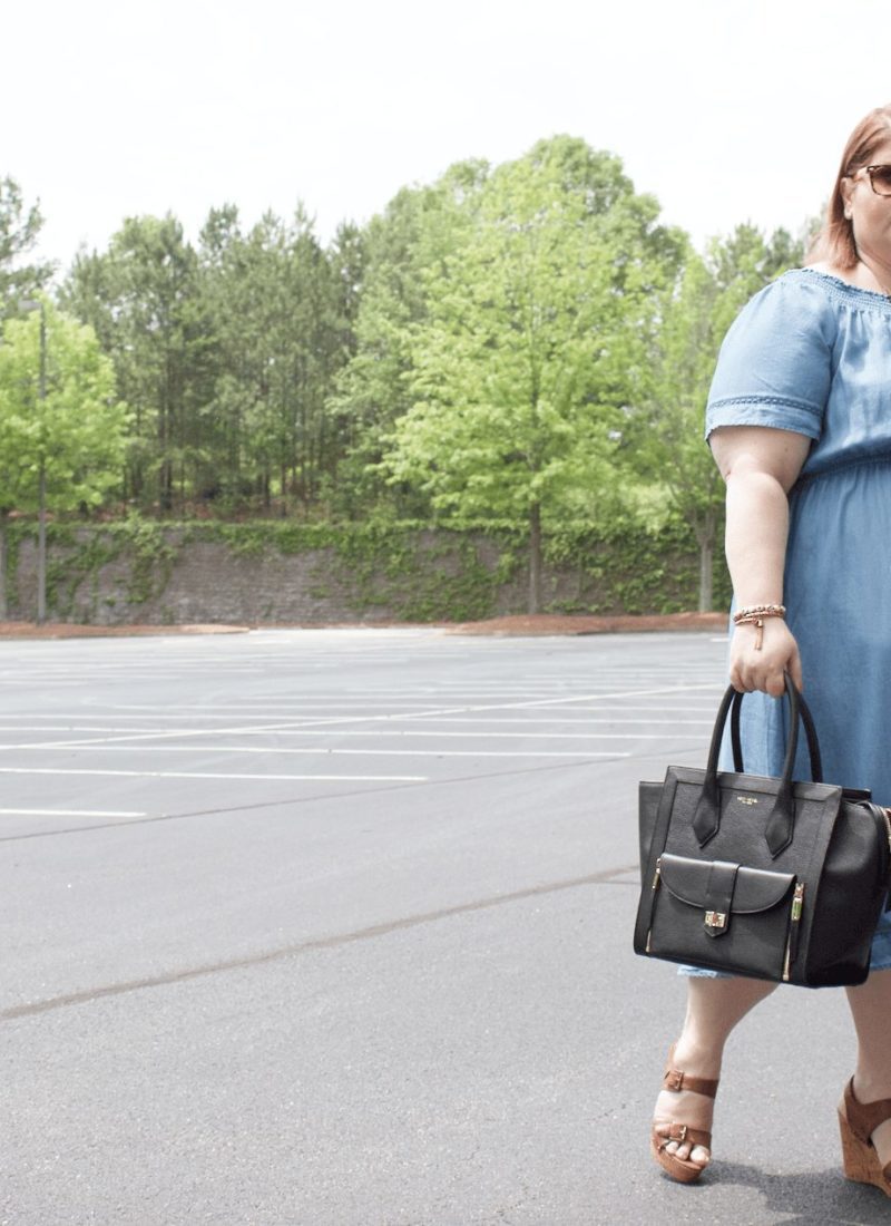 Off-The-Shoulder Chambray Chic | Simply Stine