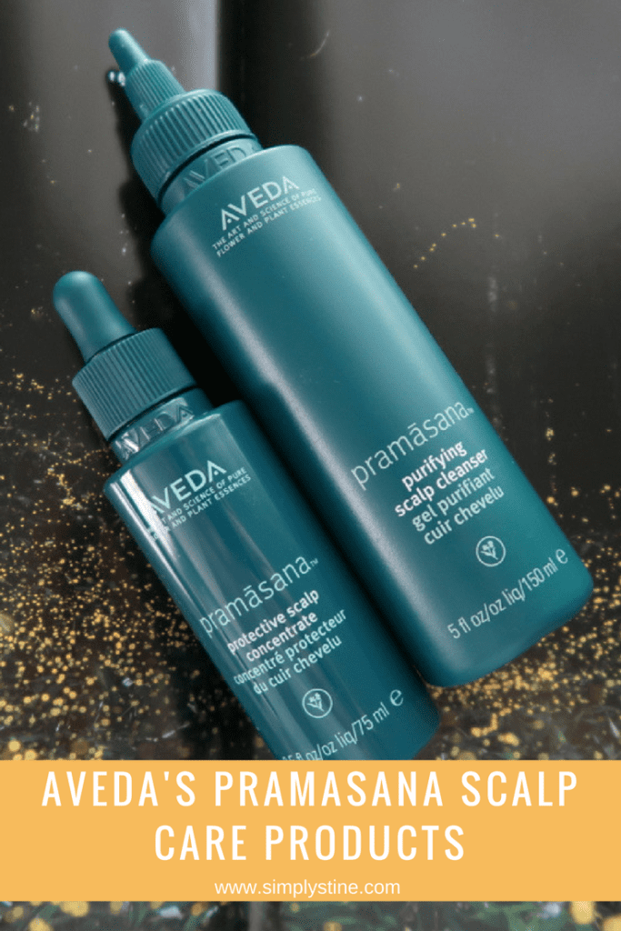 Aveda's New Pramasana Purifying Scalp Treatment and Cleanser | There's no need to suffer from a dry, itchy scalp when products like Aveda's Pramasana scalp cleanser and scalp concentrate are available! www.simplystine.com
