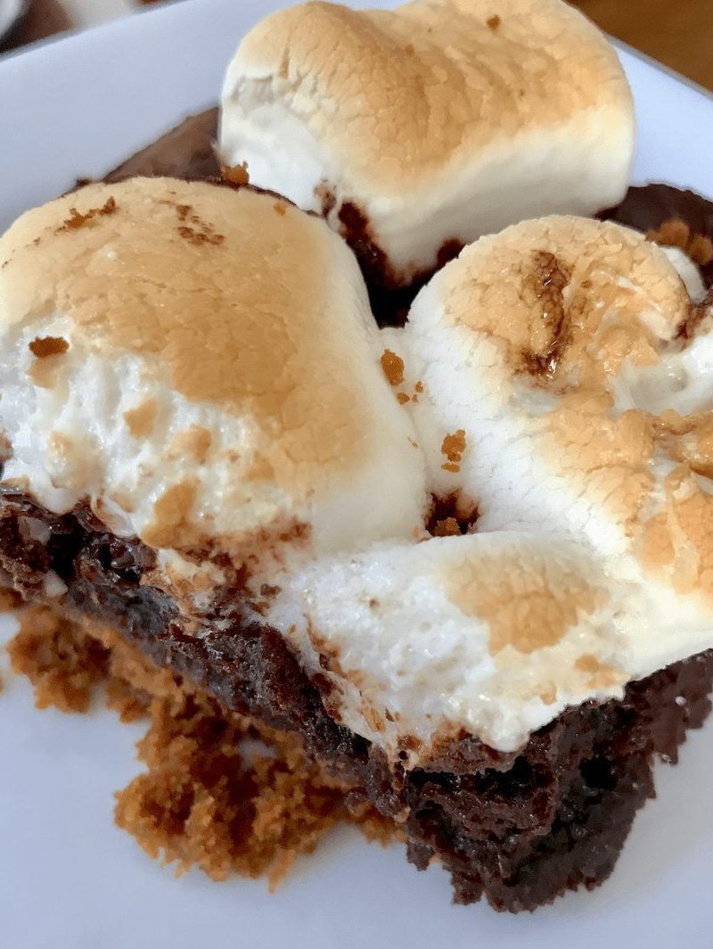 Campfire S’mores Brownie Recipe