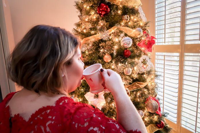 Holiday Party Dress: Scallop-Edge Lace Fit & Flare Dress From Lane Bryant