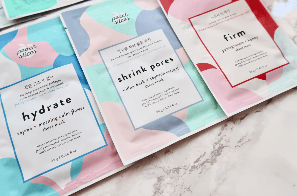 Peach Slices Sheet Masks