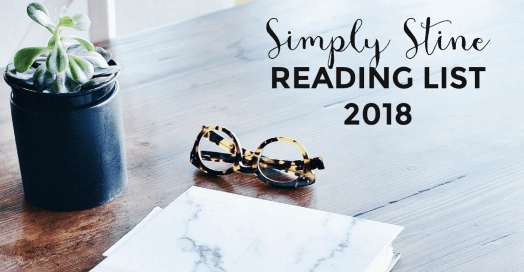 Simply Stine Reading List 2018
