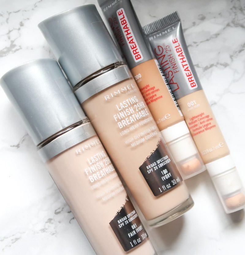 Rimmel London Lasting Finish Breathable Foundation and Concealer