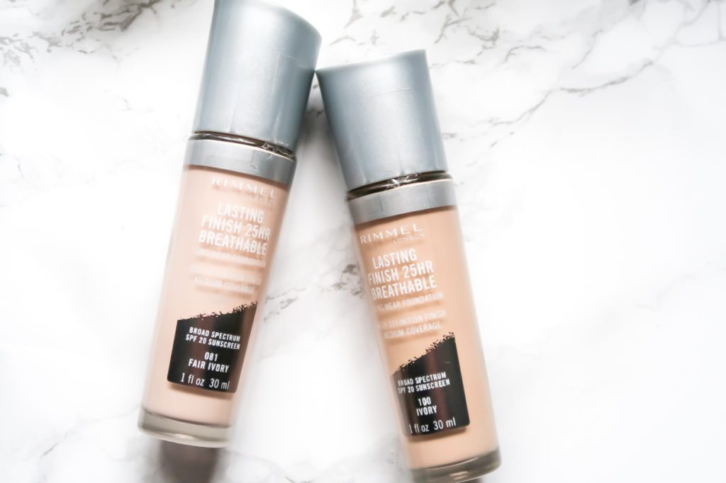 Rimmel London Lasting Finish Breathable Foundation and Concealer