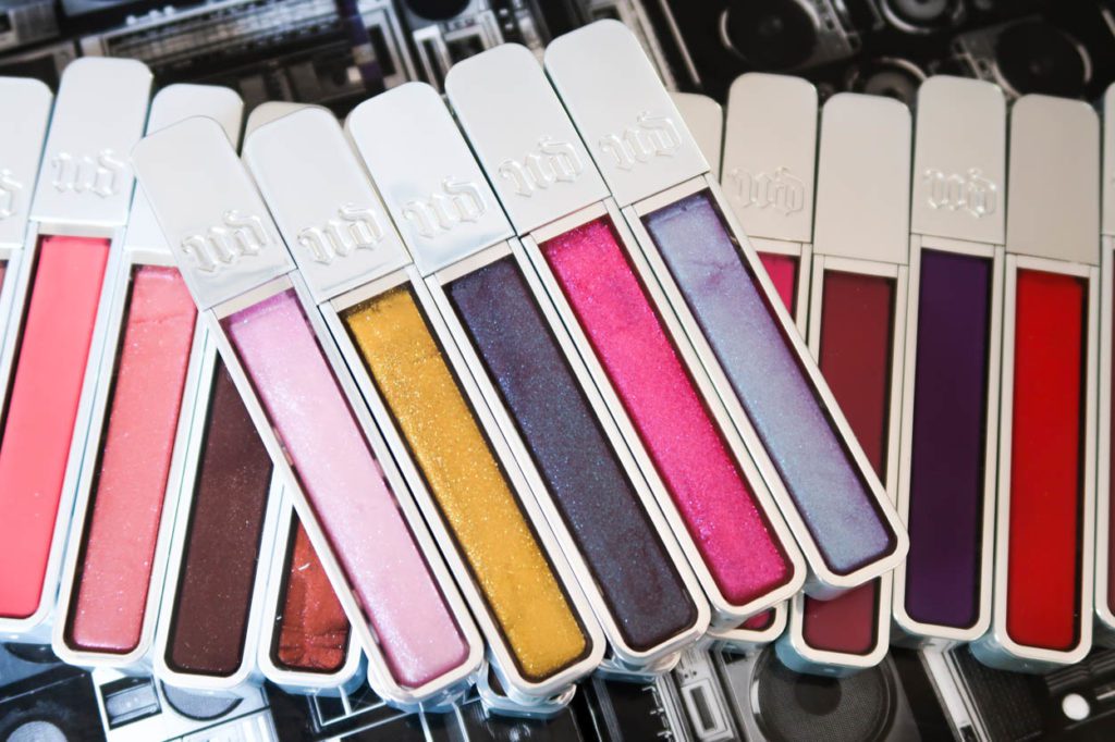 Lip Glosses Stacked On Each Other