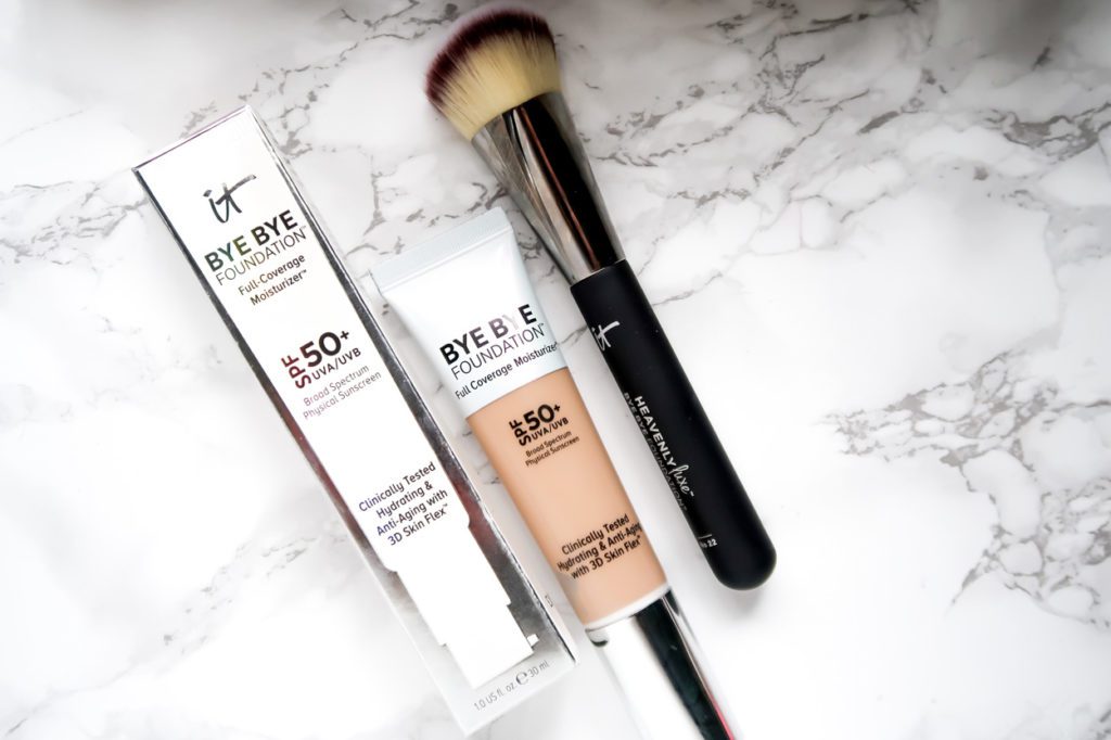 Beauty Products For Spring | It Cosmetics Bye Bye Foundation with Face Brush