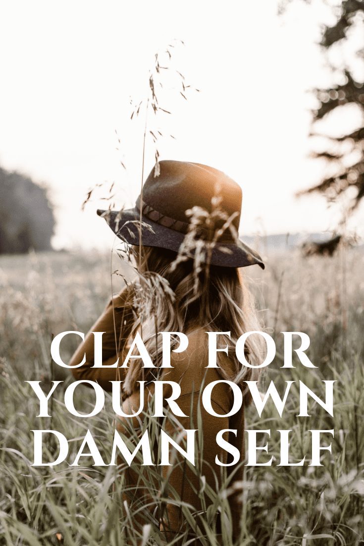 Remember to clap for your damn self! You deserve it! Today we're talking about being our own worst enemy. I have a feeling a lot of feel this way. Let's practice more self-love, celebrating smaller victories and positive thoughts! #Positivity #SelfLove