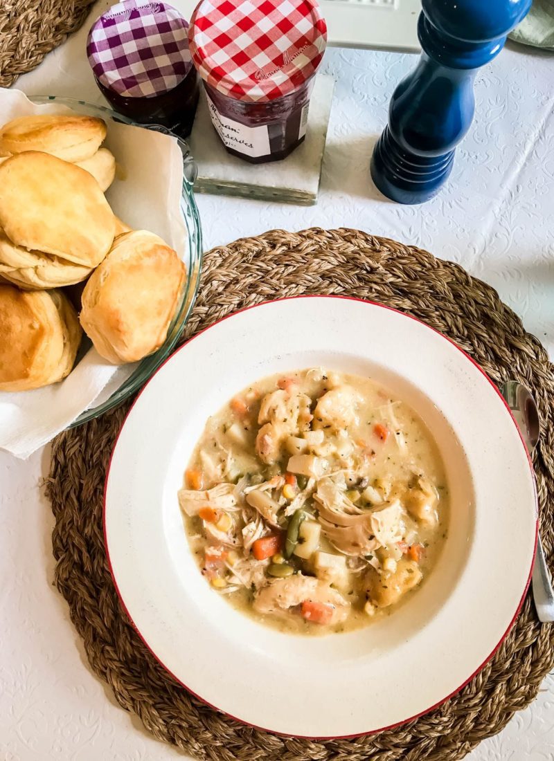 Easy Crock Pot Chicken and Dumplings Recipe