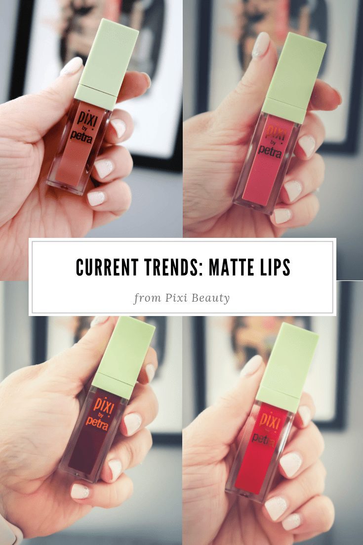 Matte Liquid Lips That Are Comfortable To Wear! If you are like me and you love the look of a Matte Liquid Lip, but you hate the way they feel on your lips, you might want to give the new Pixi Beauty MatteLast Liquid Lip Lipsticks a try! I've been wearing them and testing them on my lips for a while now and not only do I love the formula, but I LOVE the range of colors they created! #Beauty #MatteLips #MatteLipstick #DrugstoreBeauty #Makeup