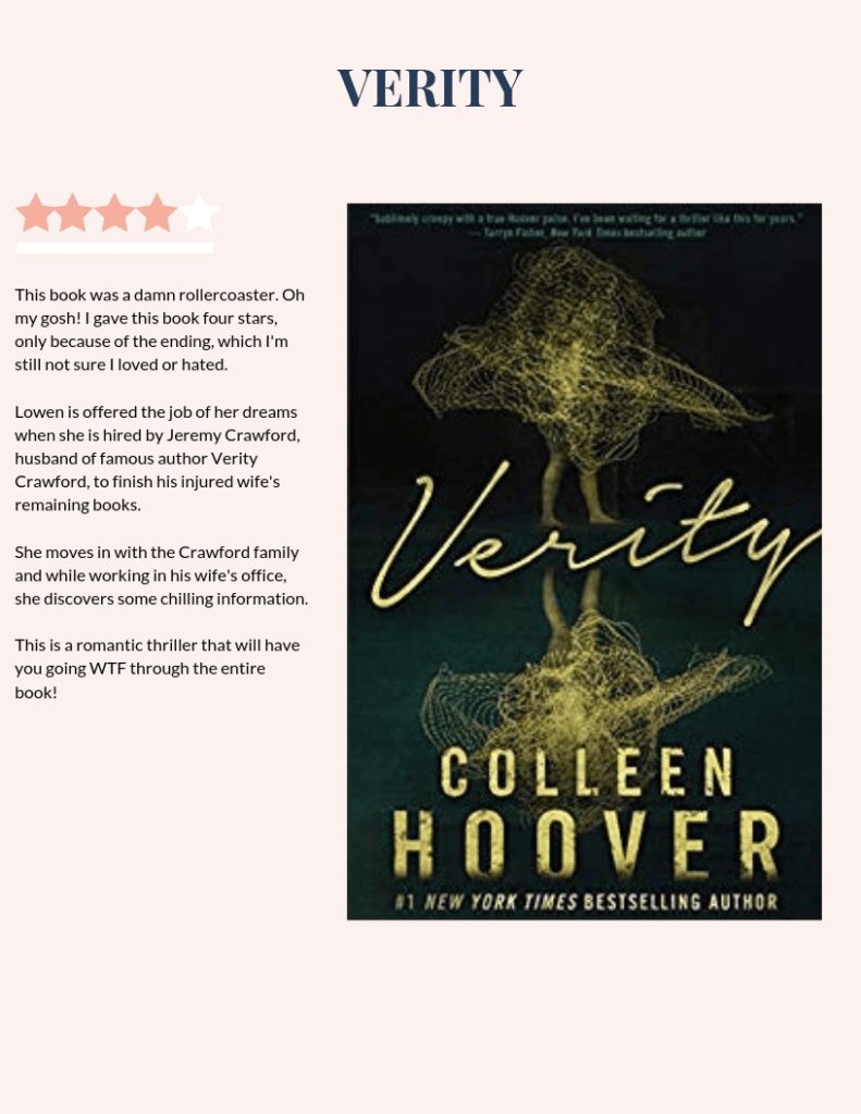 Verity by Colleen Hoover