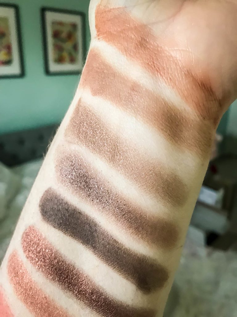 Urban Decay Eyeshadow Swatches