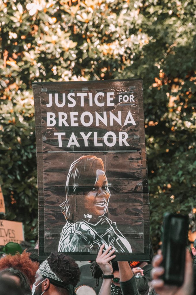 Justice for Breonna Taylor Sign 