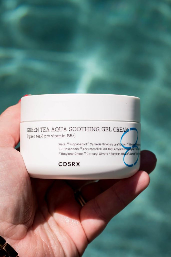 COSRX Hydrium product line Green Tea Aqua Soothing Gel Cream