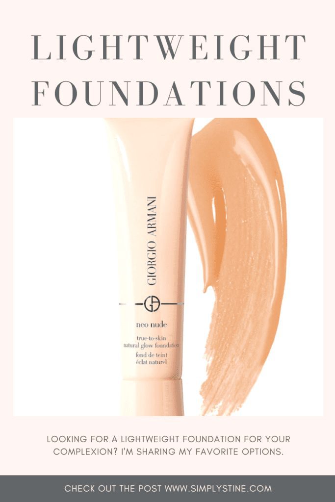Sharing my favorite lightweight foundations.