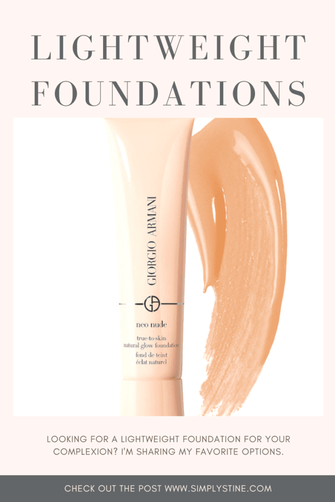 Sharing my favorite lightweight foundations.