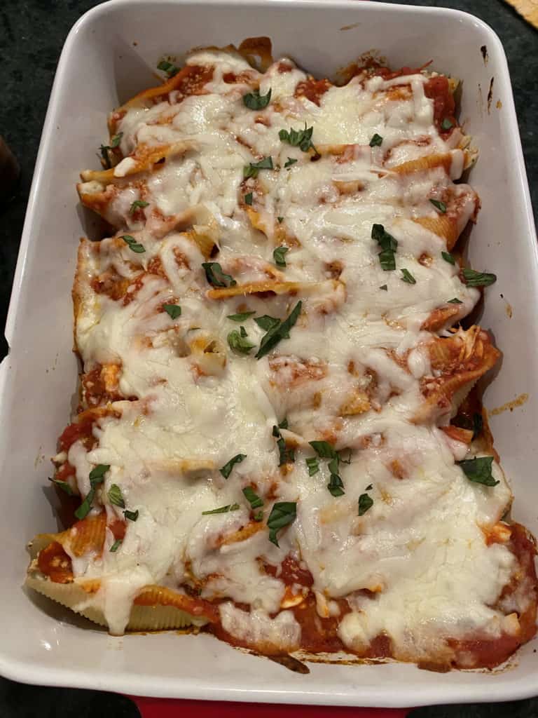 baked at 350 degrees for about twenty minutes