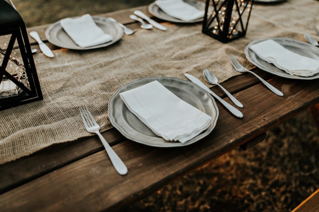 Table setting for Thanksgiving 