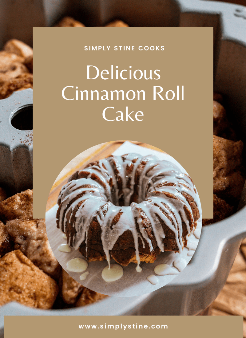 Delicious Cinnamon Roll Cake