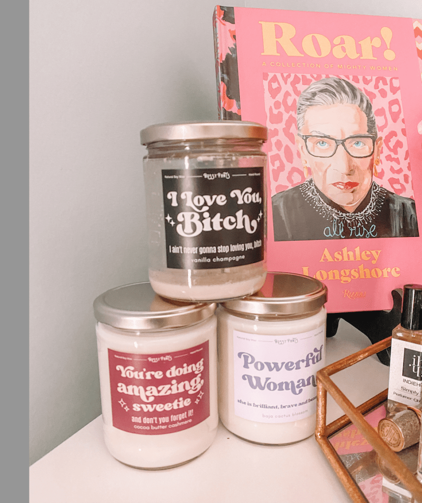 Five things I'm loving right now.Bossy Pants Candles