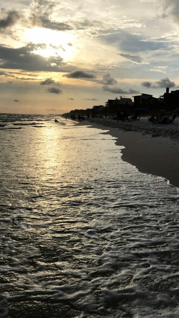 30A Sunset on the beach