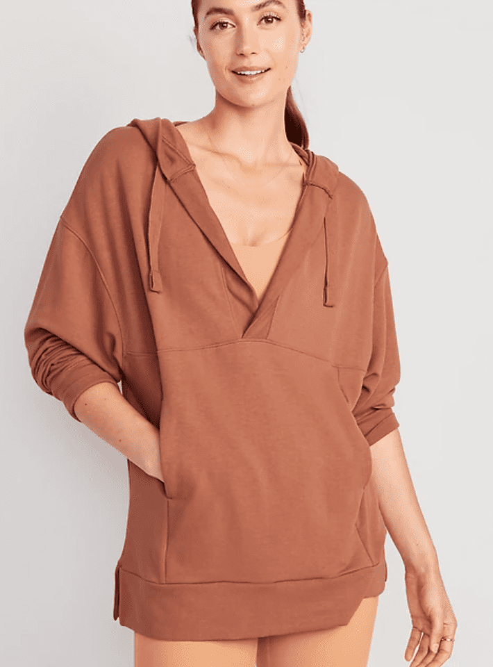 Oversized Lived-In French Terry Tunic 
